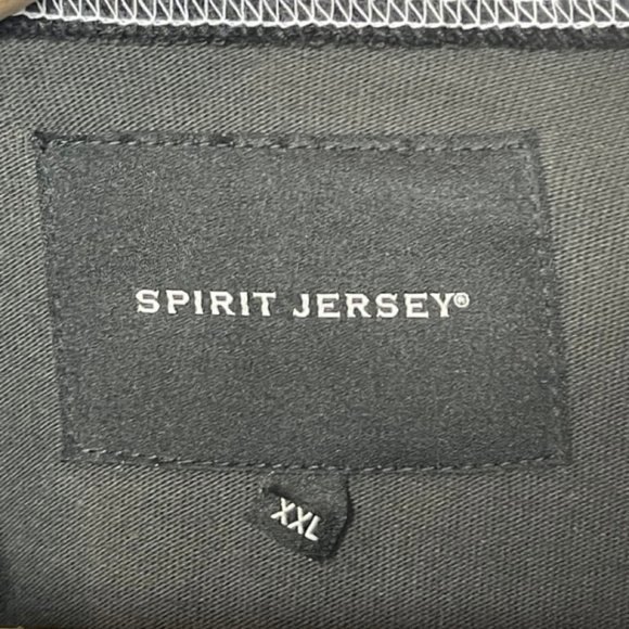 SPIRIT JERSEY | NWT Black & White Unisex NYC Fake Sports Shirt | Size XXL - Picture 9 of 11